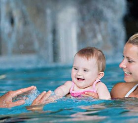 cours d'aqua-baby dans les landes